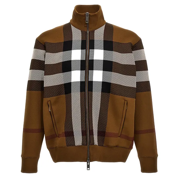 Áo Khoác Nam Burberry Jacket 8070298DARKBIRCHBROWN Màu Nâu Size M - Thời trang - Vua Hàng Hiệu