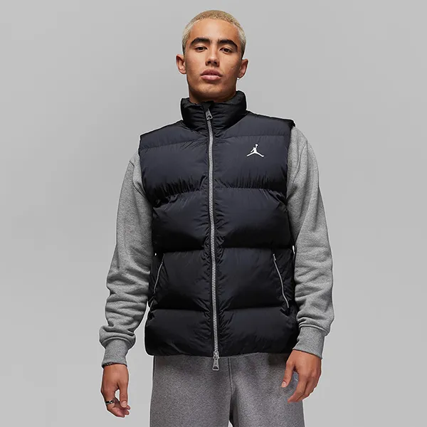 Áo Khoác Gile Nam Nike Jordan Essentials FB7308-010 Màu Đen