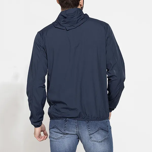 Áo Khoác Gió Nam Carrera Jeans Sporty Windproof Jacket 4071419A_687 Màu Xanh Than Size L