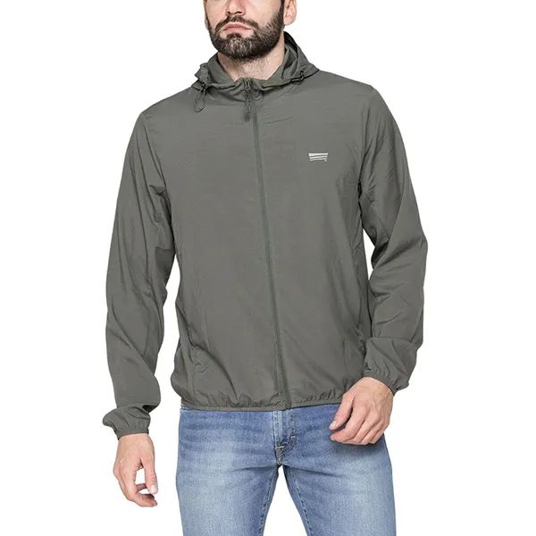 Áo Khoác Gió Nam Carrera Jeans Sporty Windproof Jacket 4071419A_765 Màu Xanh Rêu Size L - Thời trang - Vua Hàng Hiệu