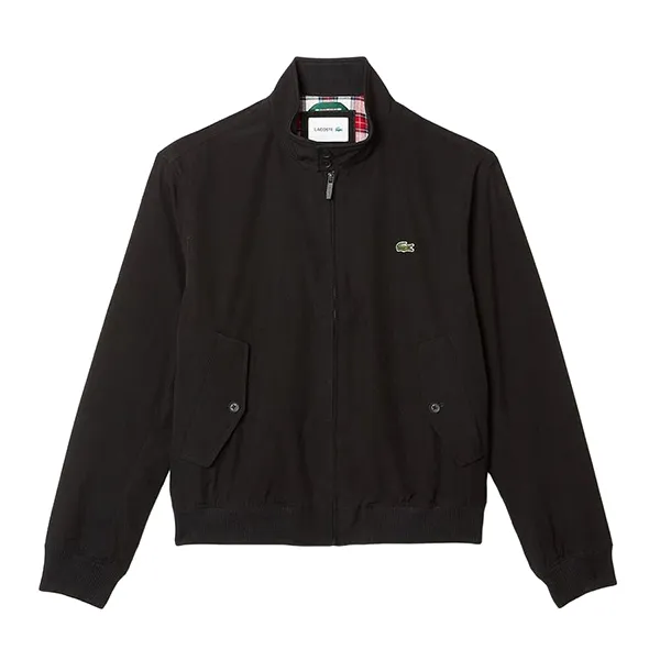 Áo Khoác Nam Lacoste Water-Repellent Light Twill Jacket Màu Đen