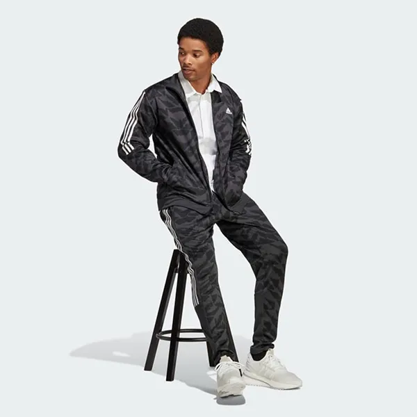 Áo Khoác Nam Adidas Track Top Tiro Suit-Up IB8389 Màu Đen Xám Size XS