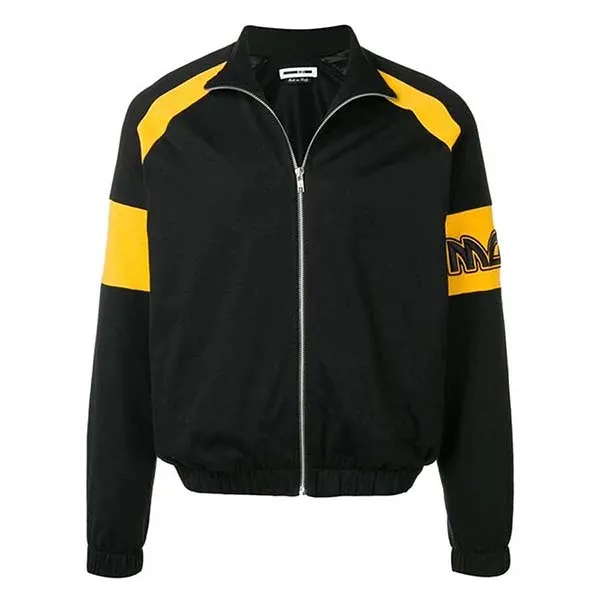 Áo Khoác Nam Alexander McQueen High Neck Track Jacket In Black Màu Đen Size M - Thời trang - Vua Hàng Hiệu