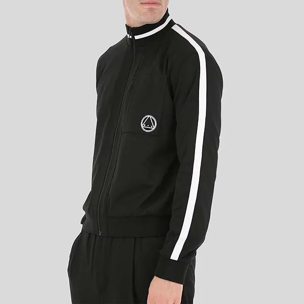 Áo Khoác Nam Alexander McQueen Logo-Embroidered Màu Đen Size 48