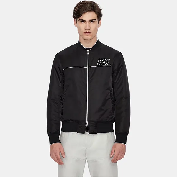Áo Khoác Nam Armani Exchange 16220001XQ Màu Đen Size M - Thời trang - Vua Hàng Hiệu