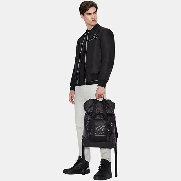 Áo Khoác Nam Armani Exchange 16220001XQ Màu Đen Size M - Thời trang - Vua Hàng Hiệu
