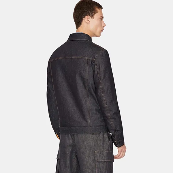 Áo Khoác Nam Armani Exchange 6KZBL2ZDCEZ85AT Màu Đen Cam (Mặc Hai Mặt) Size XS