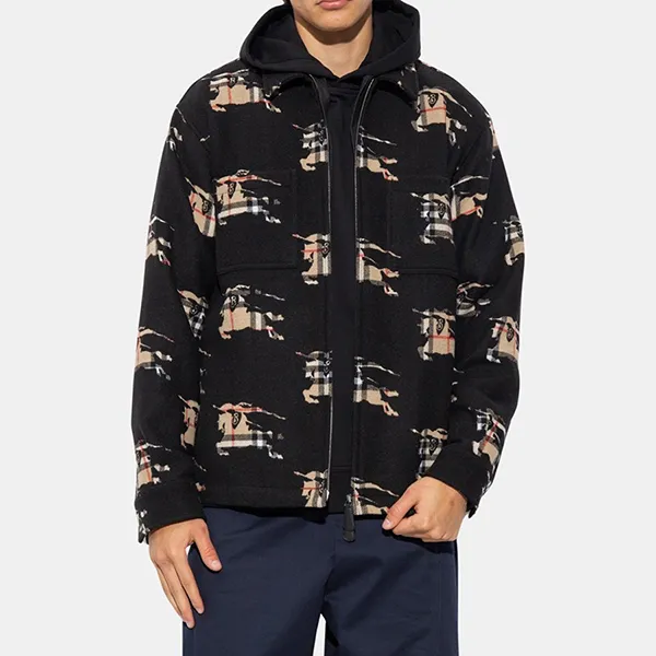Áo Khoác Nam Burberry 8070958 Màu Đen Size S - Thời trang - Vua Hàng Hiệu