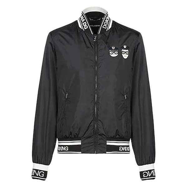 Áo Khoác Nam Dolce & Gabbana D&G Bomber G9KC8Z Màu Đen Size 48