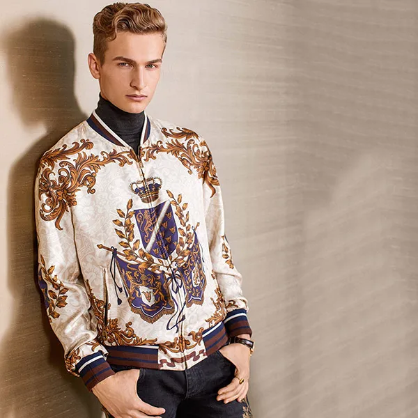 Áo Khoác Nam Dolce & Gabbana D&G G9OW1T Phối Màu Size 48