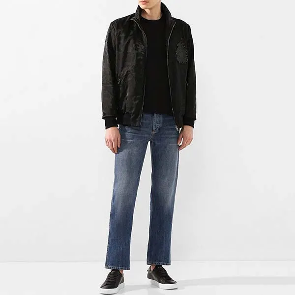 Áo Khoác Nam Dolce & Gabbana D&G Logo-patch Black G9IQJZ Màu Đen Size 44