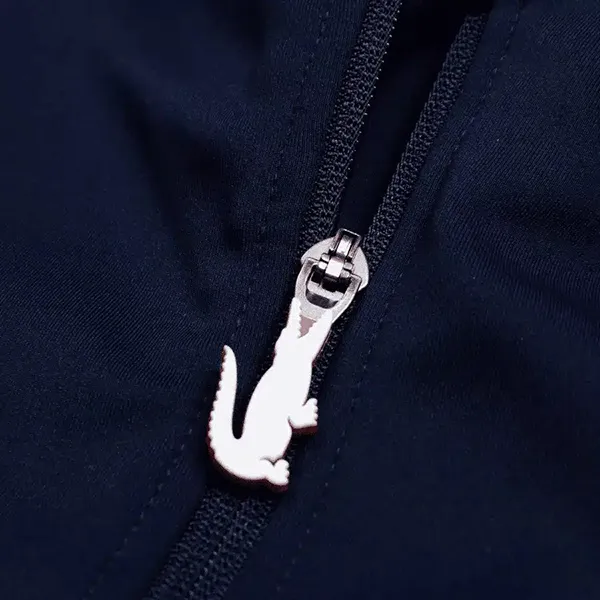 Áo Khoác Nam Lacoste Full Zip Soft Shell SH2347-51-R26 Màu Xanh Navy Size XS