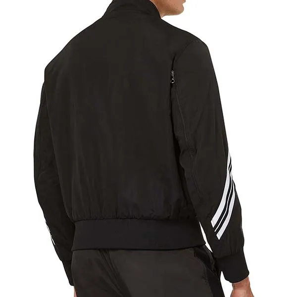 Áo Khoác Nam Neil Barrett Varsity Stripes Bomber Jacket BSP018 Màu Đen Size S - Thời trang - Vua Hàng Hiệu
