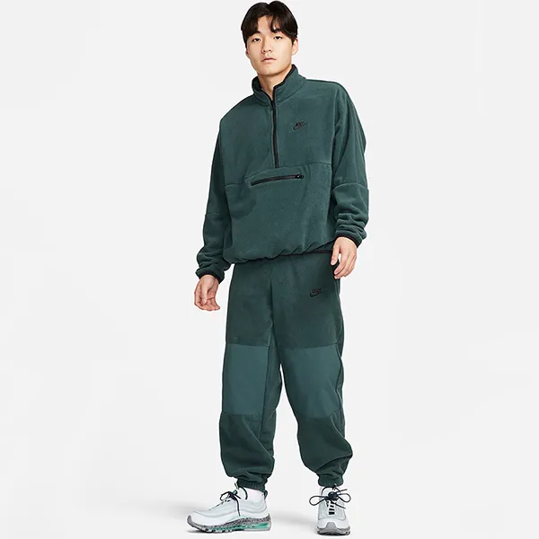 Áo Khoác Nam Nike Club Fleece+ Men's 1/2-Zip Fleece Top DX0526-328 Màu Xanh Size S - Thời trang - Vua Hàng Hiệu