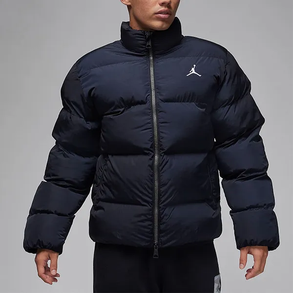 Áo Khoác Nam Nike Jordan Essential Poly Puffer Jacket FB7332-010 Màu Đen Size S - Thời trang - Vua Hàng Hiệu
