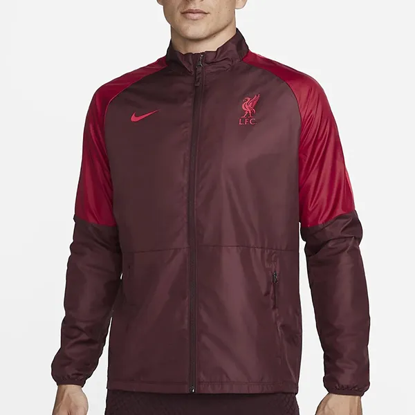 Áo Khoác Nam Nike Liverpool FC Repel Academy AWF DM2968-652 Màu Đỏ Mận - Thời trang - Vua Hàng Hiệu