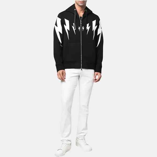 Áo Khoác Nỉ Nam Neil Barrett Sweatshirt BJS056S S506S Màu Đen Size XS - Thời trang - Vua Hàng Hiệu