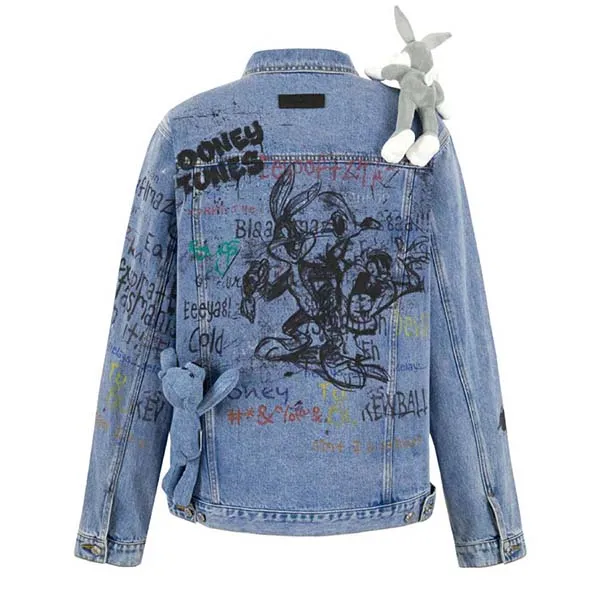 Áo Khoác Nữ 13 De Marzo Denim Bugs Bunny Graffiti FR0616-02301 Màu Xanh