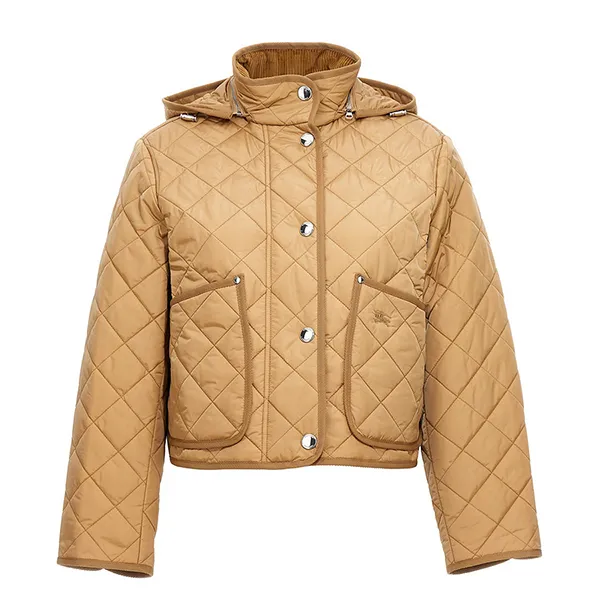 Áo Khoác Nữ Burberry Humbie Down Jacket Màu Nude Size S - Thời trang - Vua Hàng Hiệu