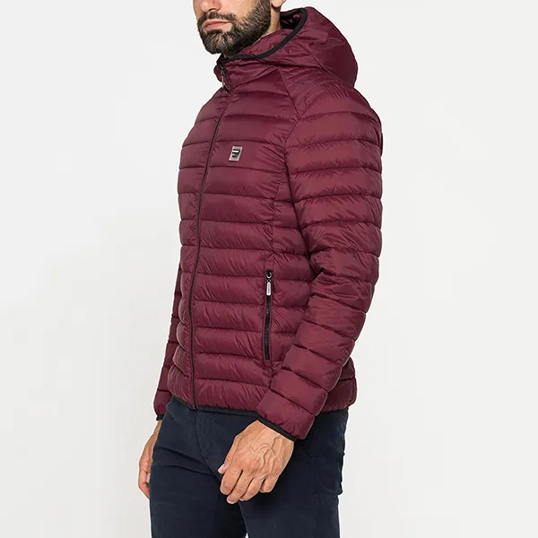 Áo Khoác Phao Nam Carrera Jeans Jacket 4081417X_480 Màu Đỏ Mận Size L