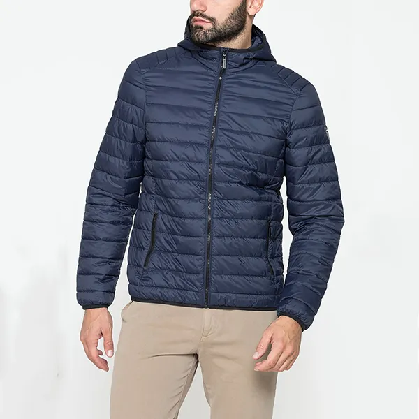 Áo Khoác Phao Nam Carrera Jeans Jacket 4081417X_669 Màu Xanh Navy Size M