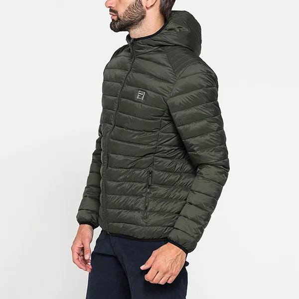 Áo Khoác Phao Nam Carrera Jeans Jacket 4081417X_793 Màu Xanh Rêu Size M - Thời trang - Vua Hàng Hiệu