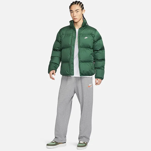 Áo Khoác Phao Nam Nike Men's Puffer Jacket FB7369-323 Màu Xanh Lá Size S - Thời trang - Vua Hàng Hiệu