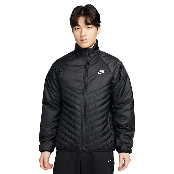Áo Khoác Phao Nam Nike Portswear Windrunner Men's Therma-FIT Midweight Puffer FB8196-010 Màu Đen Size S