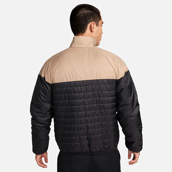 Áo Khoác Phao Nam Nike Portswear Windrunner Men's Therma-FIT Midweight Puffer FB8196-011 Màu Be Đen Size S - Thời trang - Vua Hàng Hiệu