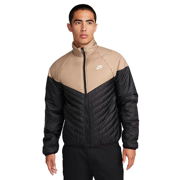 Áo Khoác Phao Nam Nike Portswear Windrunner Men's Therma-FIT Midweight Puffer FB8196-011 Màu Be Đen Size S - Thời trang - Vua Hàng Hiệu