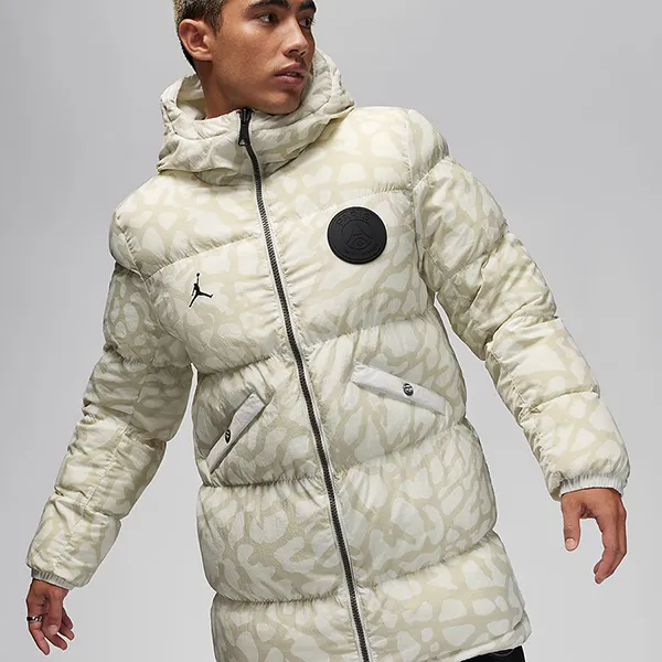 Áo Khoác Phao Nam Nike PSG Paris Saint-Germain Men’s Hoodie DZ2905-072 Màu Trắng Size L - Thời trang - Vua Hàng Hiệu