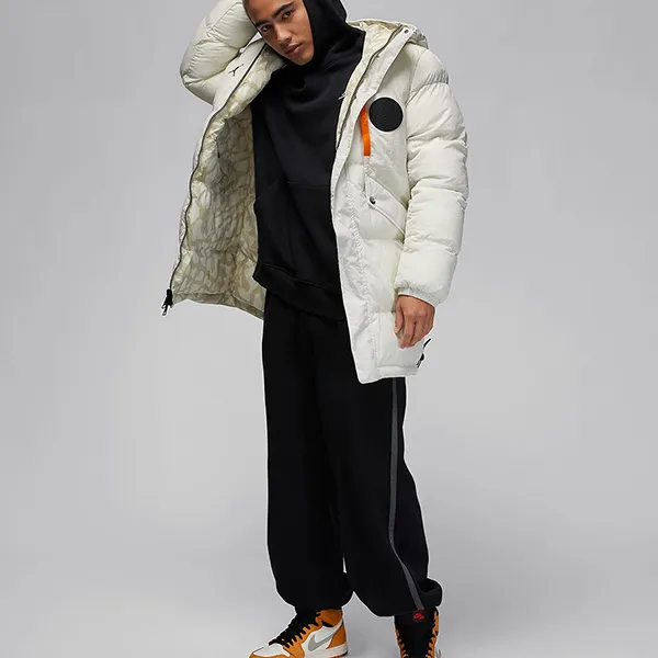 Áo Khoác Phao Nam Nike PSG Paris Saint-Germain Men’s Hoodie DZ2905-072 Màu Trắng Size L - Thời trang - Vua Hàng Hiệu