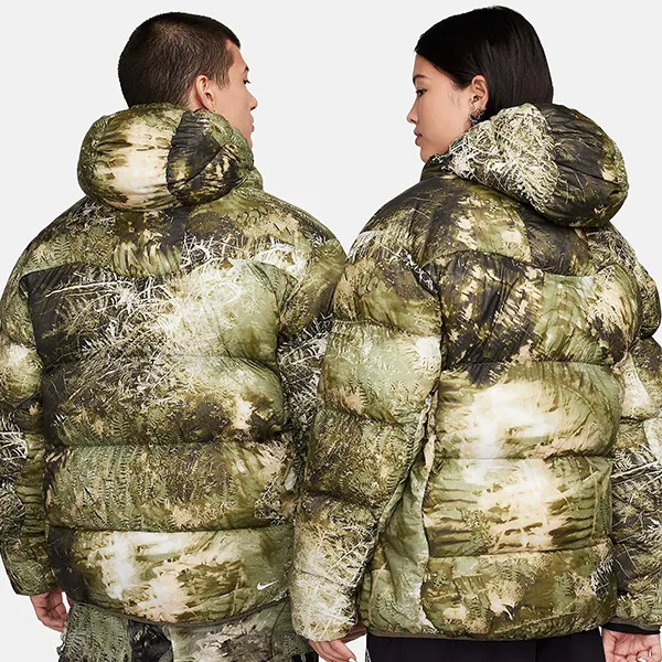 Áo Khoác Phao Unisex Nike ACG Lunar Lake Puffer Therma-Fit ADV Loose Hooded Jacket FB8122-386 Màu Xanh Rêu Size S - Thời trang - Vua Hàng Hiệu