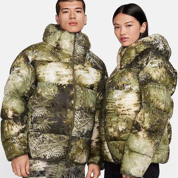 Áo Khoác Phao Unisex Nike ACG Lunar Lake Puffer Therma-Fit ADV Loose Hooded Jacket FB8122-386 Màu Xanh Rêu Size S - Thời trang - Vua Hàng Hiệu