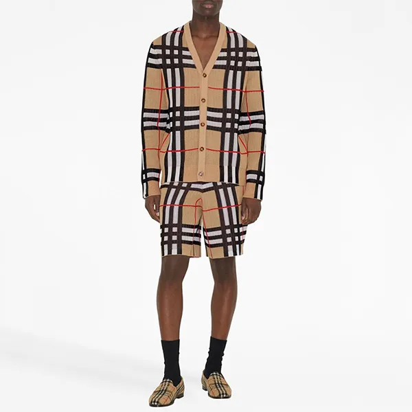 Áo Len Cardigan Burberry Vintage Check V-Neck 8070287ARCHIVEBEIGE Màu Beige Size XS - Thời trang - Vua Hàng Hiệu