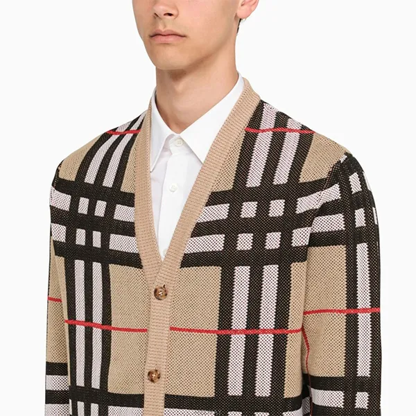 Áo Len Cardigan Burberry Vintage Check V-Neck 8070287ARCHIVEBEIGE Màu Beige Size XS - Thời trang - Vua Hàng Hiệu