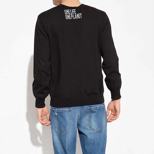 Áo Len Nam Dsquared2 Black The Smurfs S78HA0041 Màu Đen Size S