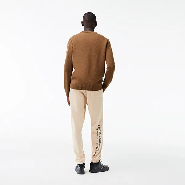 Áo Len Nam Lacoste Classic Fit AH0453 Màu Nâu Size 4