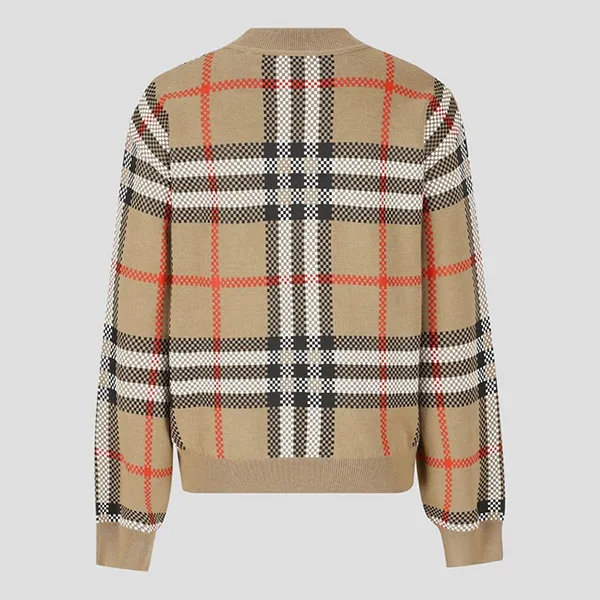 Áo Len Nữ Burberry Wool Vintage Check 8068391 A7028 Phối Màu