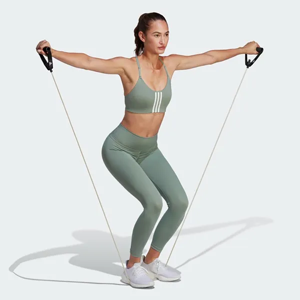 Áo Ngực Thể Thao Nữ Adidas Aeroimpact Light Support Workout Bra HS2898 Màu Xanh Bạc Size ASB