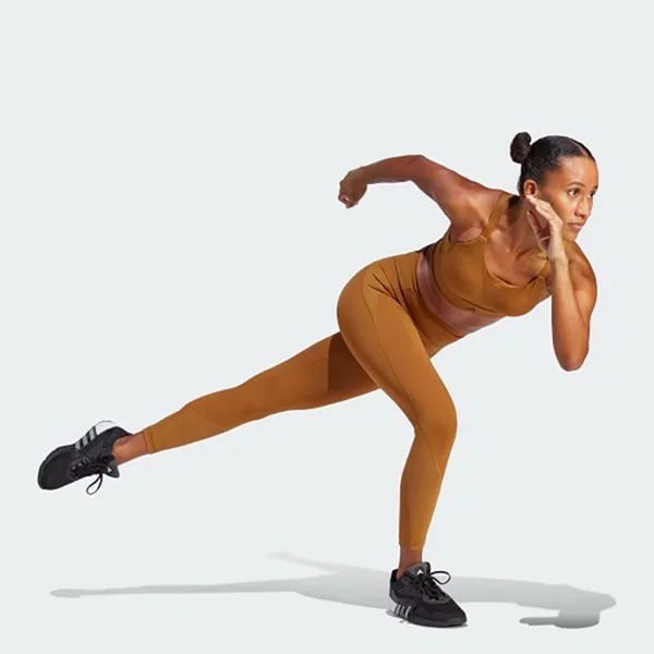 Áo Ngực Thể Thao Nữ Adidas High Support Tailored Impact HR9729 Màu Vàng Đất Size 75B