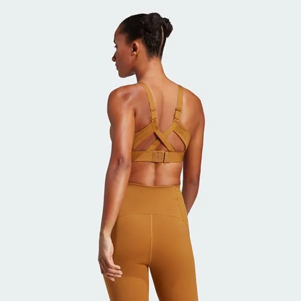 Áo Ngực Thể Thao Nữ Adidas High Support Tailored Impact HR9729 Màu Vàng Đất Size 75B
