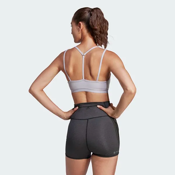 Áo Ngực Thể Thao Nữ Adidas Yoga Essentials Light Support Bra HR9677 Màu Bạc Size ASB