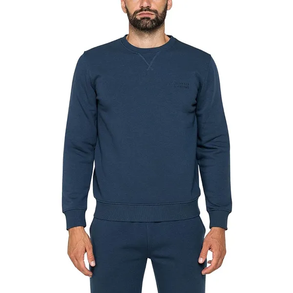 Áo Nỉ Sweater Nam Carrera Jeans Lót Lông 805B0081A_665 Màu Xanh Size L - Thời trang - Vua Hàng Hiệu