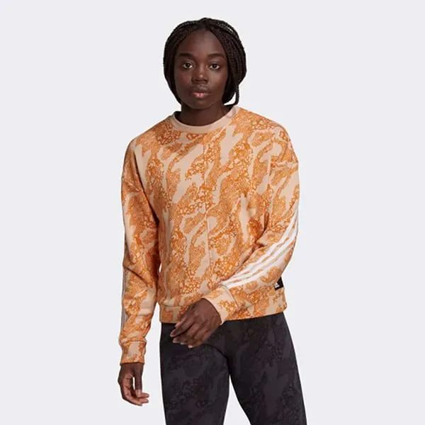 Áo Nỉ Nữ Adidas Sweatshirt W Fi GFX An CRW HA5697 Màu Cam Size 2XS - Thời trang - Vua Hàng Hiệu
