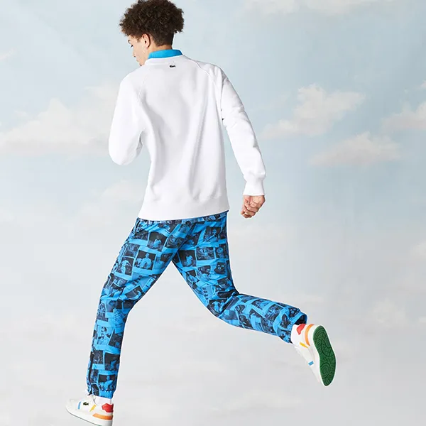Áo Nỉ Sweater Lacoste SH2183 Màu Trắng Size 4 - Thời trang - Vua Hàng Hiệu