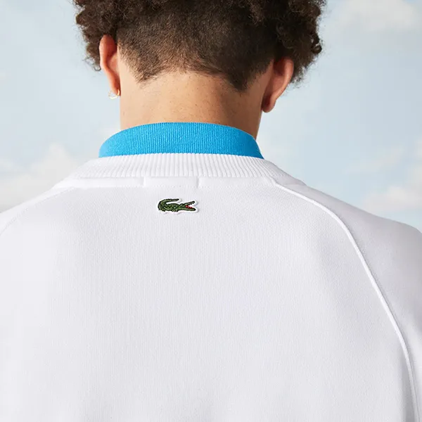 Áo Nỉ Sweater Lacoste SH2183 Màu Trắng Size 4 - Thời trang - Vua Hàng Hiệu