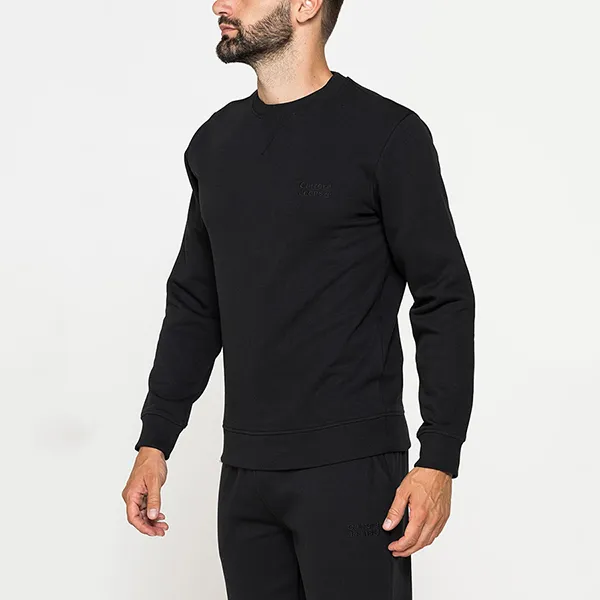 Áo Nỉ Sweater Nam Carrera Jeans Lót Lông 805B0081A_898 Màu Đen Size M