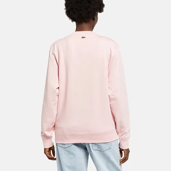 Áo Nỉ Sweater Nữ Lacoste Roze Màu Hồng