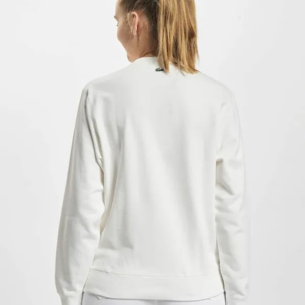 Áo Nỉ Sweater Nữ Lacoste Roze Màu Trắng